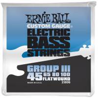 Струни для бас-гітари Ernie Ball 2806 Flatwound Group III 45/100