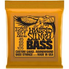 Струни для бас-гітари Ernie Ball 2833 Hybrid Slinky Nickel Wound 4-String 45/105