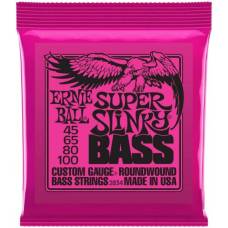 Струны для бас-гитары Ernie Ball 2834 Super Slinky Nickel Wound 4-String 45/100