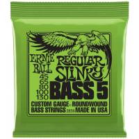 Струны для бас-гитары Ernie Ball 2836 Regular Slinky Nickel Wound 5-String 45/130