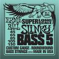 Струны для бас-гитары Ernie Ball 2850 Super Long Scale Slinky Nickel Wound 5-String 45/130