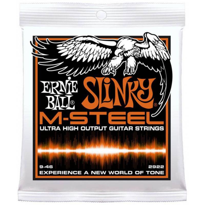 Струни для електрогітари Ernie Ball 2922 M-Steel Hybrid Slinky 9/46