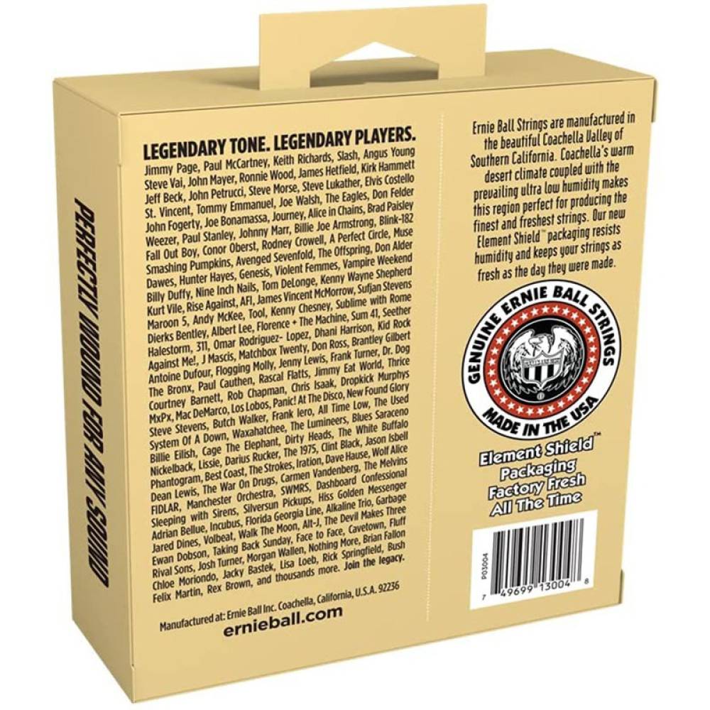 Струни для акустичної гітари 3 Sets Ernie Ball 3004 Earthwood 80/20 Bronze Light 11/52
