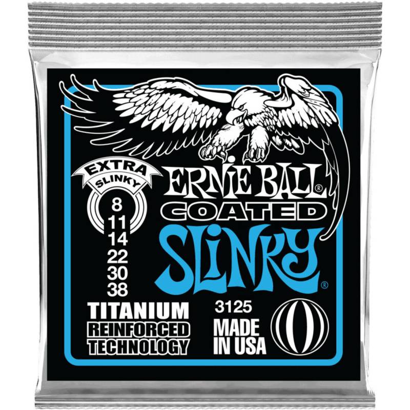 Струны для электрогитары Ernie Ball 3125 Regular Slinky Titanium Coated 8/38
