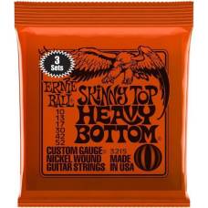 Струни для електрогітари 3 Sets Ernie Ball 3215 Slinky Top Heavy Bottom Nickel Wound 10/52