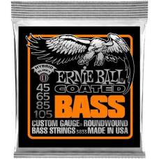 Струни для бас-гітари Ernie Ball 3833 Coated Hybrid Slinky 45/105