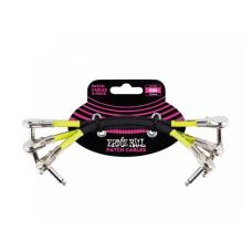 Інструментальний кабель Ernie Ball 6059 Classic Patch Cable Flat Angle/Flat Angle 0.15m (6in) (3 шт.)