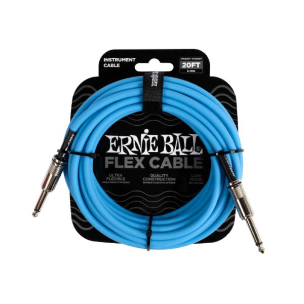 Інструментальний кабель Ernie Ball 6417 Flex Cable Blue 6м (20ft)