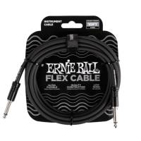 Кабель инструментальный Ernie Ball 6434 Flex Cable Black 3м (10ft) Straight/Straight