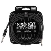 Інструментальний кабель Ernie Ball 6434 Flex Cable Black 3м (10ft) Straight/Straight
