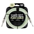 Інструментальний кабель Ernie Ball 6436 Flex Cable Glow in Dark 3м (10ft) Straight/Straight
