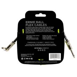 Інструментальний кабель Ernie Ball 6465 Flex Cable Green 3м (10ft) Straight/Angle