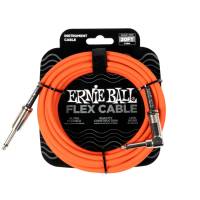 Кабель инструментальный Ernie Ball 6467 Flex Cable Orange 6.1м (20ft) Straight/Angle