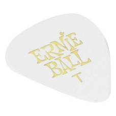 Медиатор Ernie Ball 9101 Thin White Guitar Pick 0.46 mm (1 шт.)