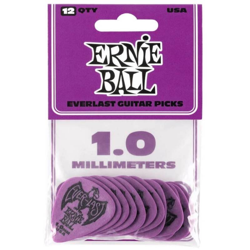 Медіатори Ernie Ball 9193 Red Everlast Guitar Player's Pack 1.0 mm (12 шт.)