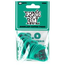 Медиаторы Ernie Ball 9196 Everlast Delrin Player's Pack 2.0  mm (12 шт.)