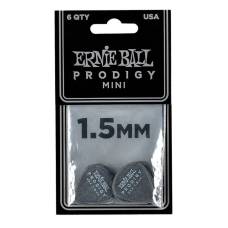 Медіатори Ernie Ball 9200 Black Mini Prodigy Picks 6-Pack 1.5 mm (6 шт.)