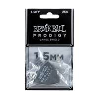 Медіатори Ernie Ball 9332 Black Large Shield Prodigy Picks 6-Pack 1.5 mm (6 шт.)