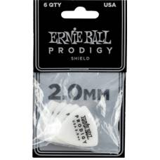 Медіатори Ernie Ball 9337 White Large Shield Prodigy Picks 6-Pack 2.0 mm (6 шт.)