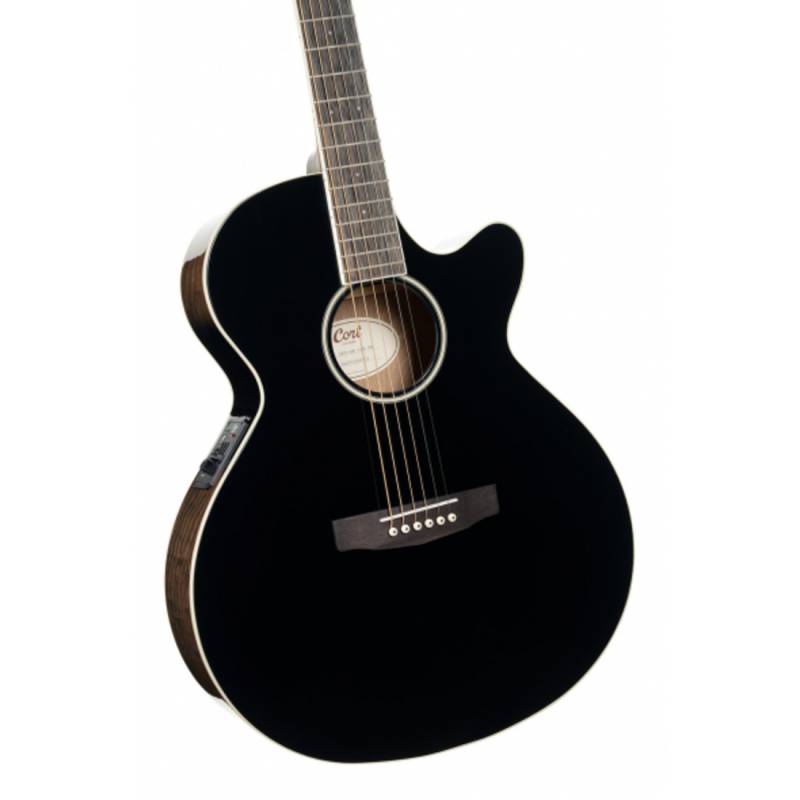 Электроакустическая гитара Cort Exotic-SFX Ash (Black Gloss)