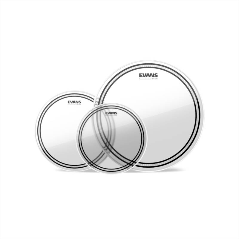 Пластик для тома Evans EC2S CLEAR Rock Tom Pack (10", 12", 16")