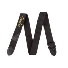 Ремень  универсальный Fender Black Polyester Guitar Strap Yellow Logo