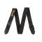 Ремень  универсальный Fender Black Polyester Guitar Strap Yellow Logo
