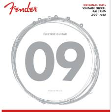 Струны для электрогитары Fender 150L Pure Nickel Wound Light 9/42