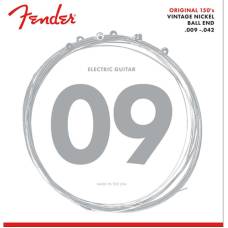 Струни для електрогітари Fender 150L Pure Nickel Wound Light 9/42