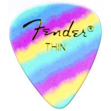 Медіатори Fender 351 Shape Premium Celluloid Picks Rainbow Thin 1980351101  (12 шт.)