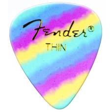 Медиаторы Fender 351 Shape Premium Celluloid Picks Rainbow Thin 1980351101  (12 шт.)