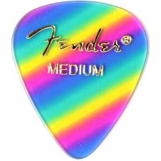 Медіатори Fender 351 Shape Premium Celluloid Picks Rainbow Medium 1980351102  (12 шт.)