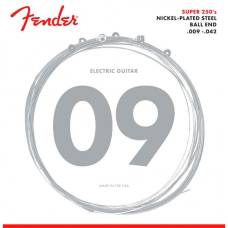 Струны для электрогитары Fender 250L Super Nickel-plated Steel Light 9/42