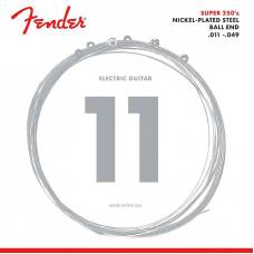 Струни для електрогітари Fender 250M Super Nickel-Plated Steel Medium 11/49
