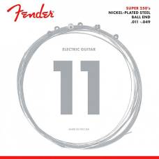 Струни для електрогітари Fender 250M Super Nickel-Plated Steel Medium 11/49