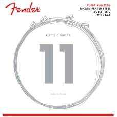 Струни для електрогітари Fender 3250M Super Bullets Nickel-Plated Steel 11/49