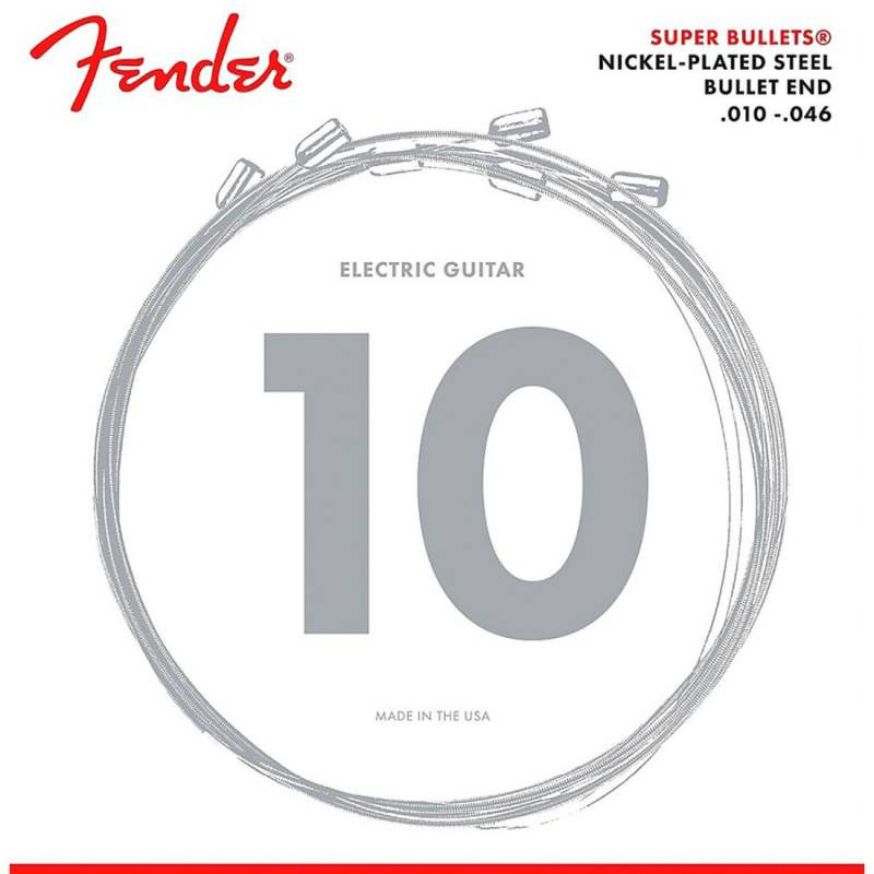 Струны для электрогитары Fender 3250R Super Bullets Nickel-Plated Steel 10/46