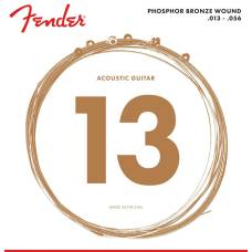Струны для акустической гитары Fender 60M Phosphor Bronze 13/56