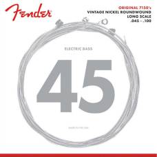 Струни для бас-гітари Fender 7150ML Pure Nickel Roundwound Medium Light Long Scale 45/100