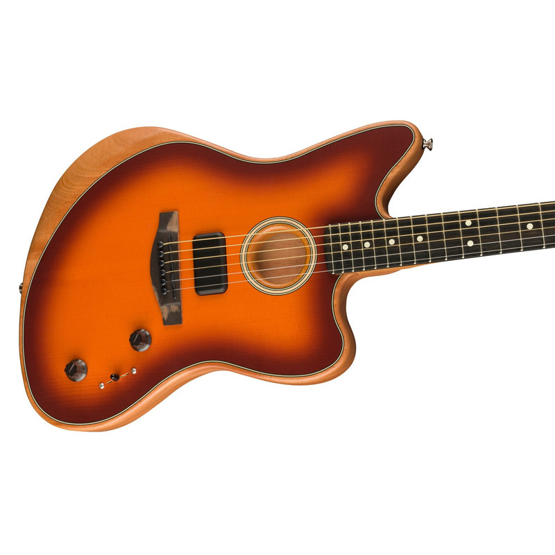 Электроакустическая/Полуакустическая гитара Fender American Acoustosonic Jazzmaster Tobacco Sunburst