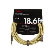 Кабель инструментальный FENDER CABLE DELUXE SERIES 18.6' ANGLED TWEED