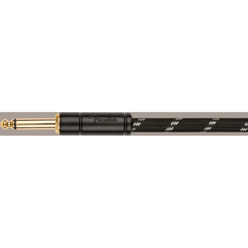 Кабель инструментальный FENDER CABLE DELUXE SERIES COIL 30' BLACK TWEED