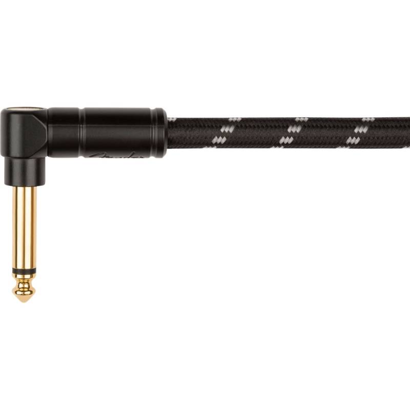 Кабель инструментальный FENDER CABLE DELUXE SERIES COIL 30' BLACK TWEED