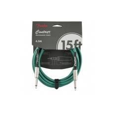 Кабель инструментальный FENDER CABLE CONTOUR SERIES 15' SHERWOOD GREEN