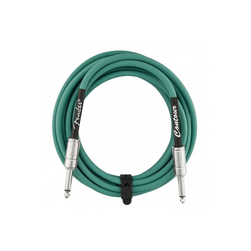 Кабель инструментальный FENDER CABLE CONTOUR SERIES 15' SHERWOOD GREEN