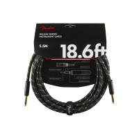 Кабель инструментальный FENDER CABLE DELUXE SERIES 18.6' BLACK TWEED