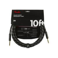 Кабель инструментальный FENDER CABLE DELUXE SERIES 10' BLACK TWEED