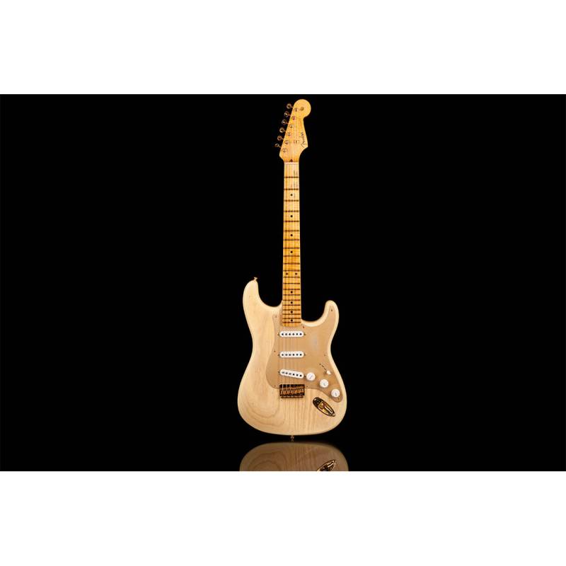 Электрогитара FENDER CUSTOM SHOP LIMITED EDITION '55 HARDTAIL STRATOCASTER JOURNEYMAN RELIC GOLD HARDWARE NATURAL BLONDE
