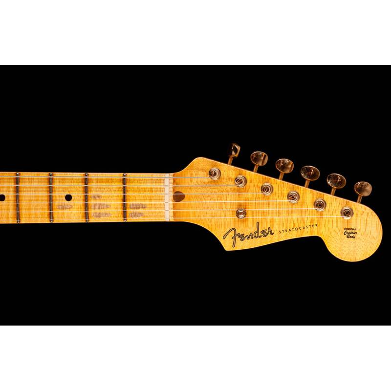 Электрогитара FENDER CUSTOM SHOP LIMITED EDITION '55 HARDTAIL STRATOCASTER JOURNEYMAN RELIC GOLD HARDWARE NATURAL BLONDE