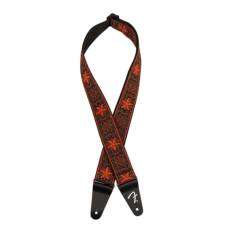 Ремень для гитары FENDER STRAP 2" PASADENA WOVEN ORANGE WALLFLOWER